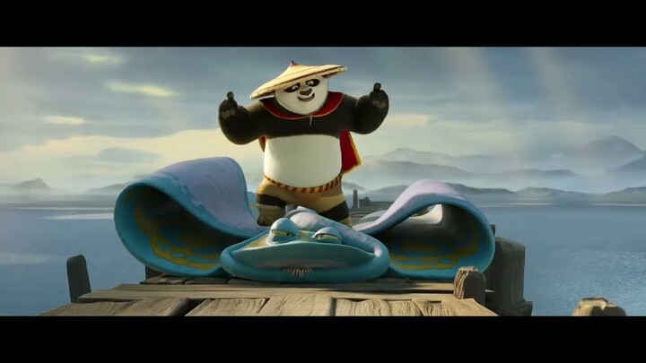 Kung Fu Panda 4 - manta ray fight