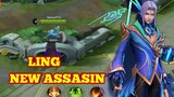 LING NEW HERO SA MOBILE LEGENDS GRABE!!+ Skin giveaway