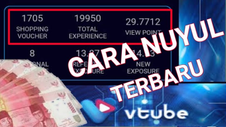 Trik Nuyul APLIKASI VTUBE ribuan view point TERBARU