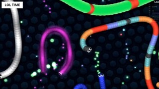 Slither.io 1 Hacker Troll Snake vs Pro Giant Snakes Epic Slitherio Gameplay 5