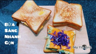 BỮA SÁNG TIỆN LỢI VỚI BÁNH MÌ SANDWICH - CÁCH LÀM BÁNH MÌ SANDWICH NGON - BẾP YÊN BÌNH.