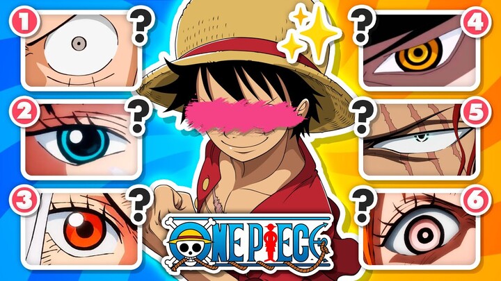 ONE PIECE EYE QUIZ 👁️🏴‍☠️ Guess the One Piece Character 🤔 One Piece Quiz 👒