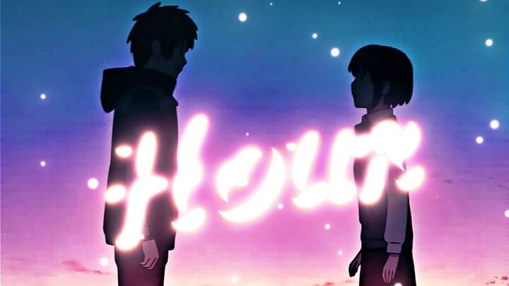 Your Name Anime Edit Aesthetic - Golden Hour