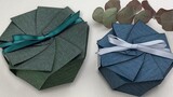 Origami Octagonal Gift Box Tutorial-DIY