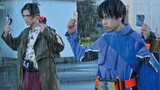 [Kamen Rider Gotchard] Behind-the-scenes stills of the movie version of Gotchard and Polar Fox