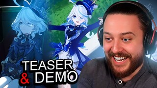 Furina Character Demo & Teaser Reaction | Genshin Impact