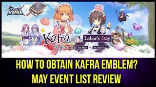 Kafra Co.'s Labor Day Event List - Ragnarok Mobile Eternal Love