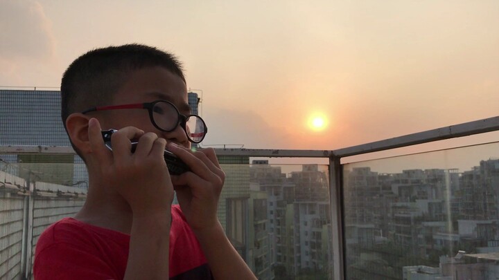 【Harmonica】Primary school students try to play "Hongkai's Song" Ultraman Orb