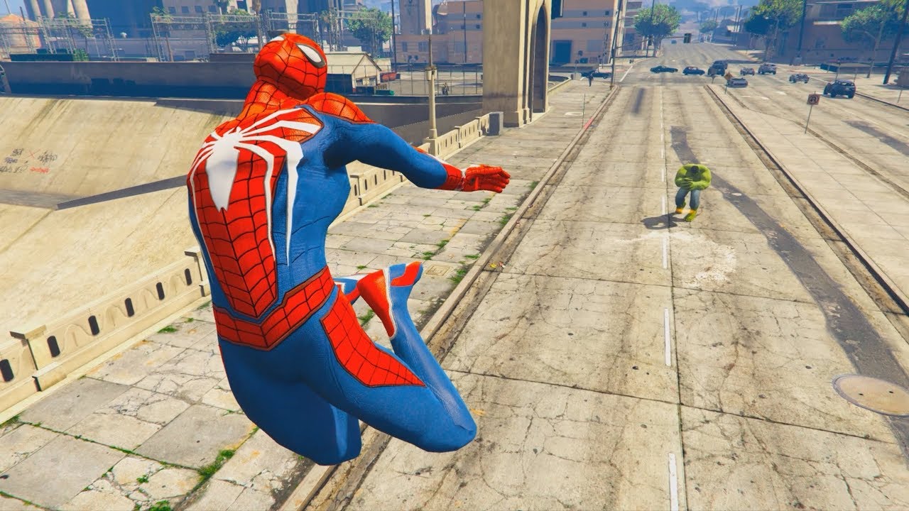 GTA 5 Hulk Vs Spiderman Ragdolls Compilation | (GTA 5 Fails Funny Moments  Ragdolls) - Bilibili