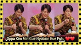 Viral Momen Lucu Kim Min Gue Nyobain Kue Putu | Fan Meeting Jakarta 2023