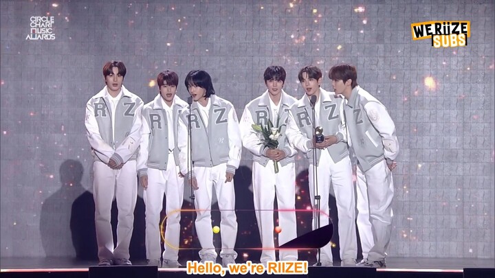 [ENGSUB] 241010 RIIZE - ROOKIE OF THE YEAR AT CIRCLE CHART MUSIC AWARDS