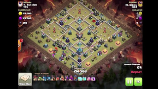 TH12 ĐÁNH NÁT TH13 MAX CẤP ĐỘ - COMBO DỊ TRUNG QUỐC MỚI NGHĨ RA Clash of clans - Trận 4 #game