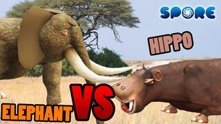 Elephant vs Hippo | SPORE