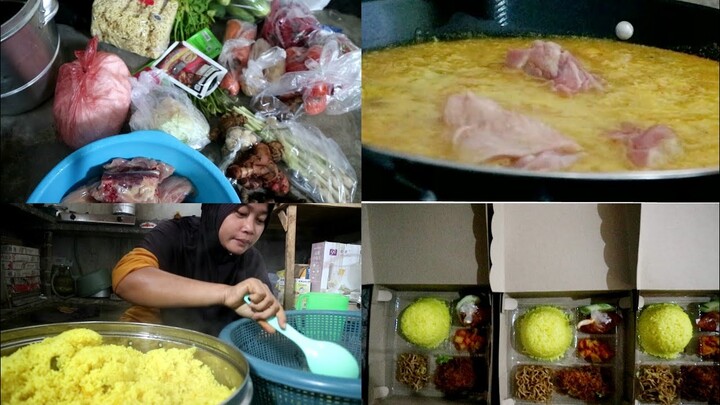 Vlog PESANAN NASI KUNING AYAM SERUNDENG