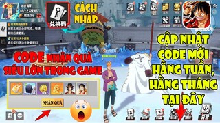 One Piece Fighting Path - Hướng Dẫn Cách Nhập CODE Nhận Quà Khủng (CẬP NHẬT CODE Liên Tục Mới Nhất)