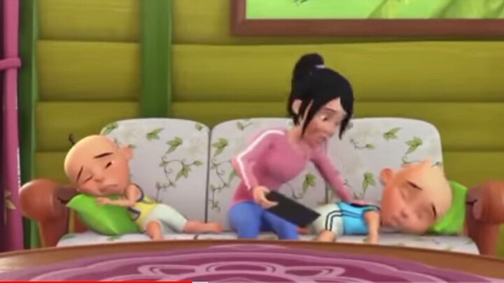 Upin dan Ipin belajar menabung lewat onlain