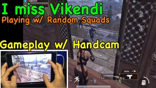 Gameplay with Handcam | I miss playing in Vikendi | PUBG MOBILE - IPAD MINI 5