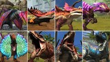 ALL DINOSAURS PETTING SCENE ANIMATION | Jurassic World The Game