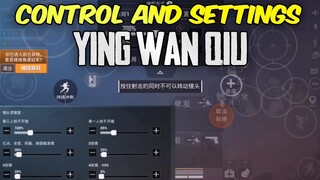 Ying Wan Qiu Settings and Sensitivity | Chinese 5 Finger Claw | PUBG MOBILE