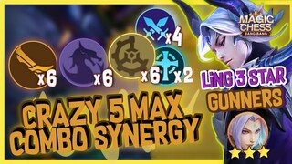 LING BINTANG 3 MAGIC CHESS + CRAZY COMBO 5 SYNERGY MAX ! MAGIC CHESS