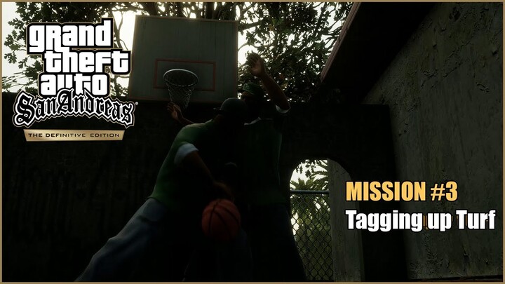 GTA San Andreas Definitive Edition - Mission #3 - Tagging Up Turf