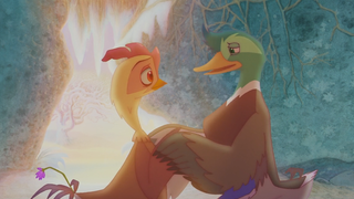 Korean animated film Chicken Mom and Duckling