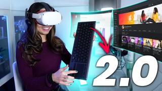 Bringing A TRACKED Keyboard in Oculus Quest 2 is GREAT!