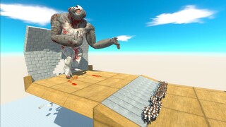 100 Slow MO vs All Giants - Animal Revolt Battle Simulator