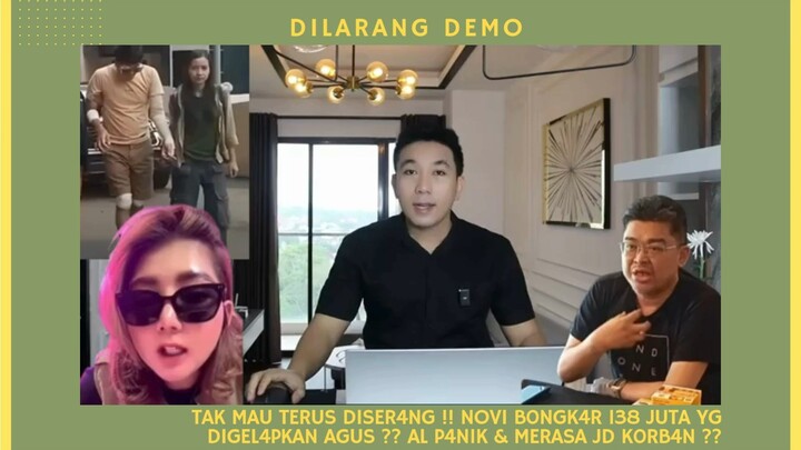 Novi Tidak Mau terus di serang pelan bongkar aib agus