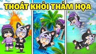 Noob Ruby Và Siro 24h THOÁT KHỎI THẢM HỌA NGUY HIỂM Nhất trong Mini World !!!