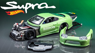 JDP sửa đổi Hot Wheels-Toyota Supra Xe drift JDM-Jakarta Diecast Project