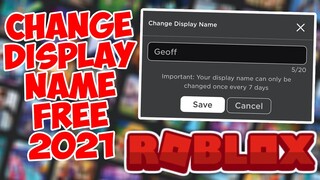 How to Change Your Roblox Display Name (FREE) NO VPN