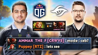 AMMAR vs PUPPEY - OG vs SECRET - "Mode: Ceb?"