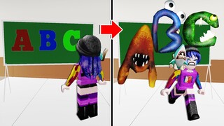 ตัวอักษร ABC มีชีวิตขึ้นมา และมันกินคนเป็นอาหาร! | Roblox ABC Lore