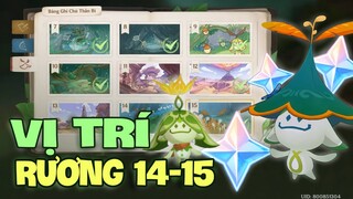 Vị Trí Rương Aranara 14 & 15 | Genshin Impact 3.4