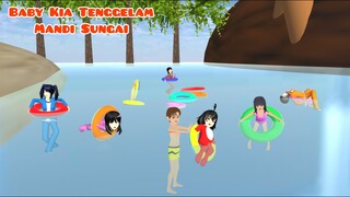 Baby Kia Rara Main Disungai Kampung Kakek | Yuta Jahil Baby Kia Tenggelam | Sakura School Simulator