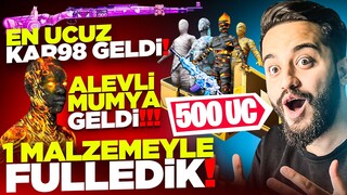 KIRMIZI MUMYA GELİYOR! 500 UC YE EFSANE KAR98 GELDİ! FULLEDİK! PUBG Mobile