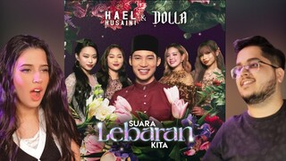 Hael Husaini & DOLLA - Suara Lebaran Kita | REACTION | SIBLINGS REACT