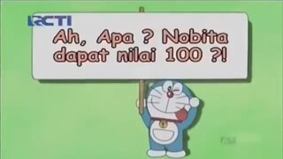 Doraemon ah, apa? nobita dapat nilai 100 ?!