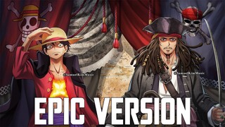 One Piece x Pirates of The Caribbean |  EPIC MASHUP (Overtaken x He's a Pirate)