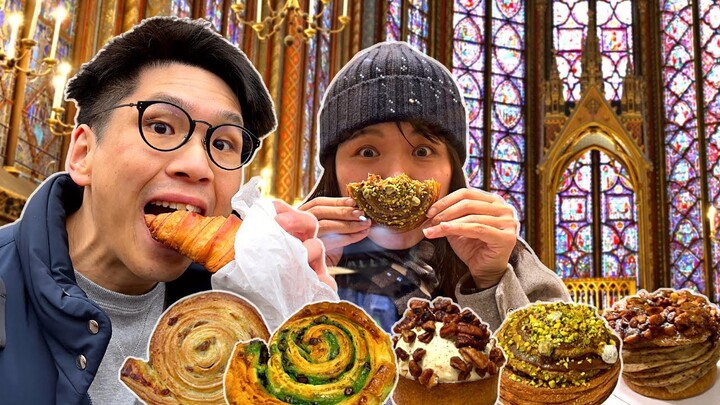 🇫🇷 BREAD & PASTRIES In PARIS! BEST CROISSANT! Notre Dame & Sainte-Chapelle Tour!