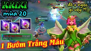 KRIXI mùa 20 | Trang Bị và Bảng Ngọc 1 Bướm Trắng Máu khiến Ngộ Khỉ Cũng Khiếp | Liên Quân