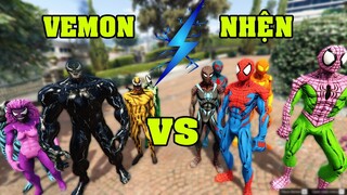 GTA 5 - 5 đại Venom quyết chiến 5 siêu nhện | GHTG