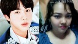 BTS JIN as Prince Adam and Me as Belle Beauty and the Beast #Reface Just for fun