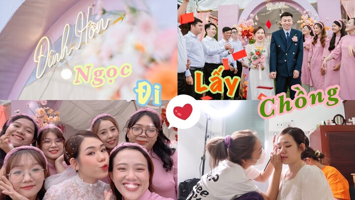 👰🏻 ỦA RỒI TỰ NHIÊN ĐI LẤY CHỒNG VLOG😅 Tụi mình đã Đính hôn! 💍l Gokku Egao