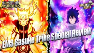 [NARUTO X BORUTO NINJA TRIBES] - EMS Sasuke Tribe Special Animations & Review! Live leaks tonight!