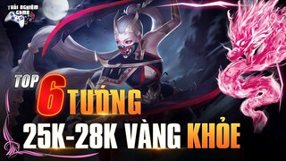 Top 6 Tướng 25888 Vàng Mạnh Nhất Mùa 21 Mạnh Rank Giải Khỏe Trải Nghiệm Game