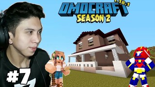 OMOCRAFT S2 #7 - GUMAWA AKO NG FIRST MODERN HOUSE KO FT. MOIRA YT (Filipino Minecraft SMP)