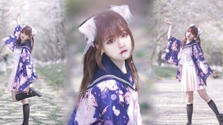 "The Story of Six Trillion Years and One Night" jk Cat Ear Girl *Dancing in the Cherry Blossom Rain 