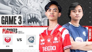 BIGETRON ALPHA vs EVOS GLORY | Playoffs Day 2 | Game 3 | #MPLIDS13